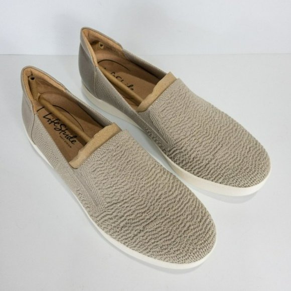 Lifestride Elektra Slip-on Sneakers Grey 7.5 - Picture 5 of 6